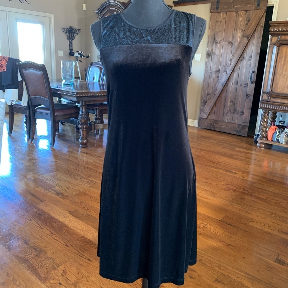 My Michell Black Velvet Dress